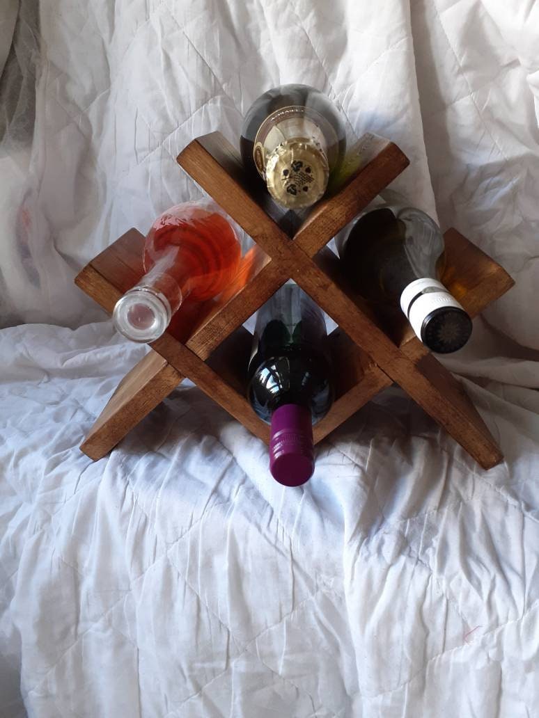 Monkey pod wine rack sale