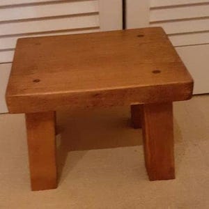 Wooden Step Stool/ Small Stool / Table - Etsy UK