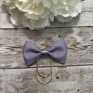 Lavender ribbon bow