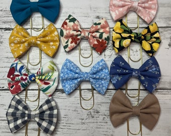 10 fabric bow bundle