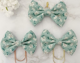 Daisy Dot fabric bows