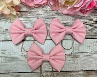 Peony Pink Fabric bow