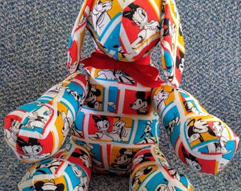 Disney character pattern stuffed dog