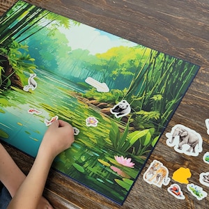 Wetland Biome Board & Asia Map (Double Sided)