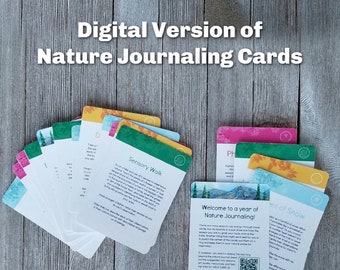 Printable Nature Journaling Cards (Digital Download)