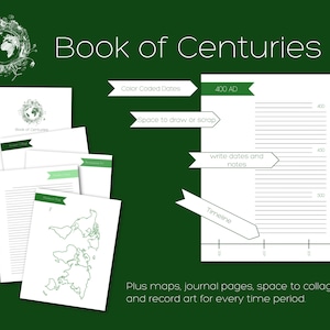 Printable Book of Centuries (Digital Download)