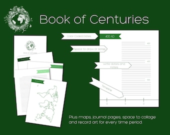 Printable Book of Centuries (Digital Download)