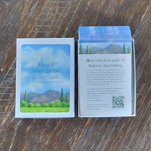 A Year of Nature Journaling Activity Cards