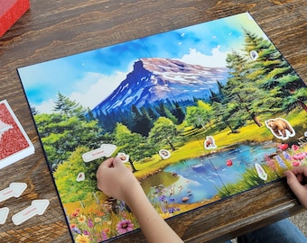 Forest/Alpine Biome Board & Europe Map (Double Sided)