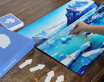 Arctic Biome Board & Antarctica Map (Double Sided)