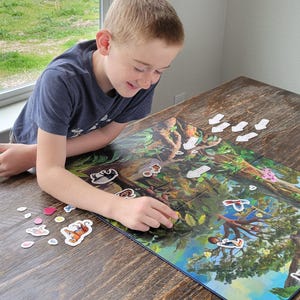 Amazon Rainforest Biome Board & South America Map (Double Sided)