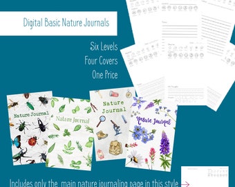 Printable Basic Nature Journal (Digital Download)