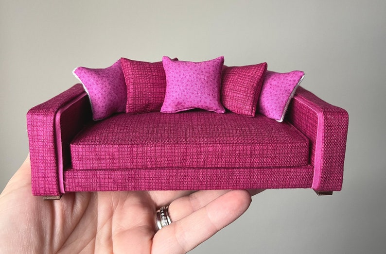 Digital Tutorial for Dollshouse Sofa 1/12 Scale PDF Etsy