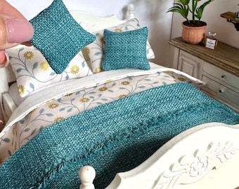 1:12 Puppenbettwäsche Set.