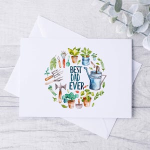 Carte Papa jardin