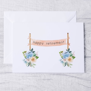 Carte Bannière Bonne Retraite