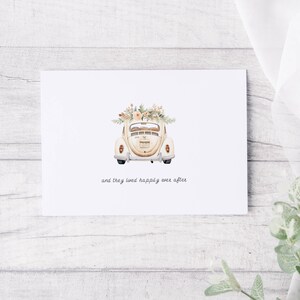 Wedding Car Card
