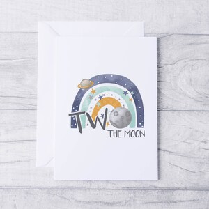 Carte d'anniversaire Two The Moon