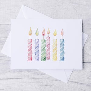 Birthday Candles Card