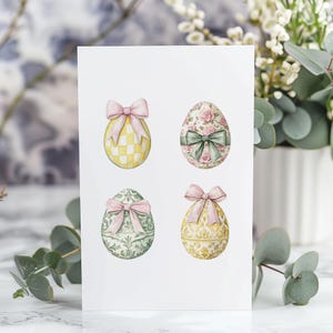 Carte Oeufs de Pâques