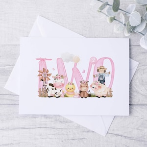 2nd Farm Birthday Card