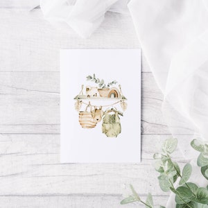Carte bébé doux