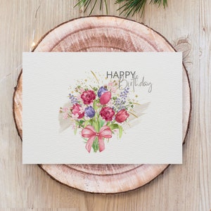 Birthday Bouquet Card