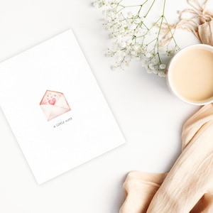 Carte enveloppe coeur