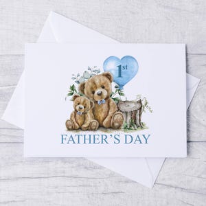 1st Fathers Day Card