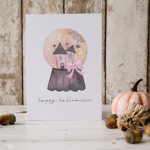 Spooky Globe Card