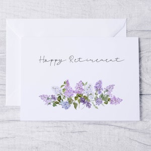 Carte Retraite Lilas