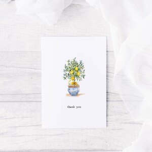 Thank You Lemon Tree Card