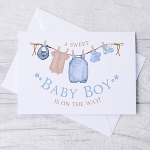 Baby Boy on the Way Card