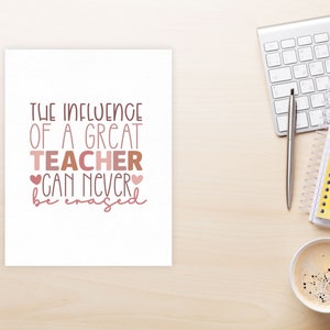 Carte L'influence d'un grand professeur