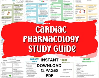 Cardiac Pharmacology Study Guide, School Student Notes, Study Guide, Med Surg Notes, Medications, Perfusion Medications, Med Surg