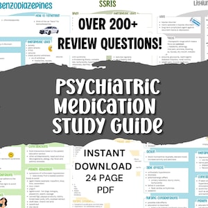 Psychiatrische Medikamente Studienführer: Hinweise für die Krankenpflegeschule (PDF)
