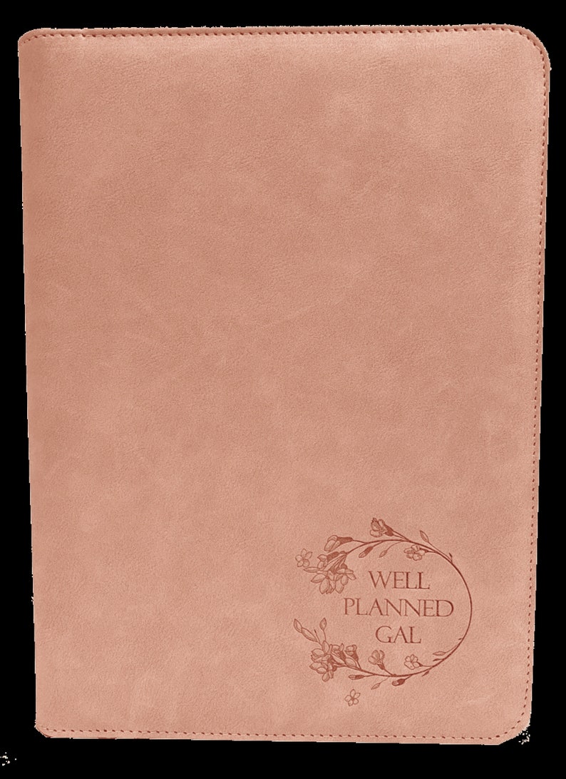 Faux Leather Portfolios Multiple Sizes and Colors Fits Most Planners