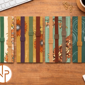 Elastic Bands With Pen Holder for Planners, Books, or Journals, 3 Bands Per Pack, Planner and Journal Accessories, Multiple Colors Available