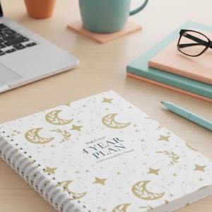 High School 4 Year Planner, Portfolio & Transcript Organizer, Fully Dated Freshman-Senior Homeschool Record Keeper