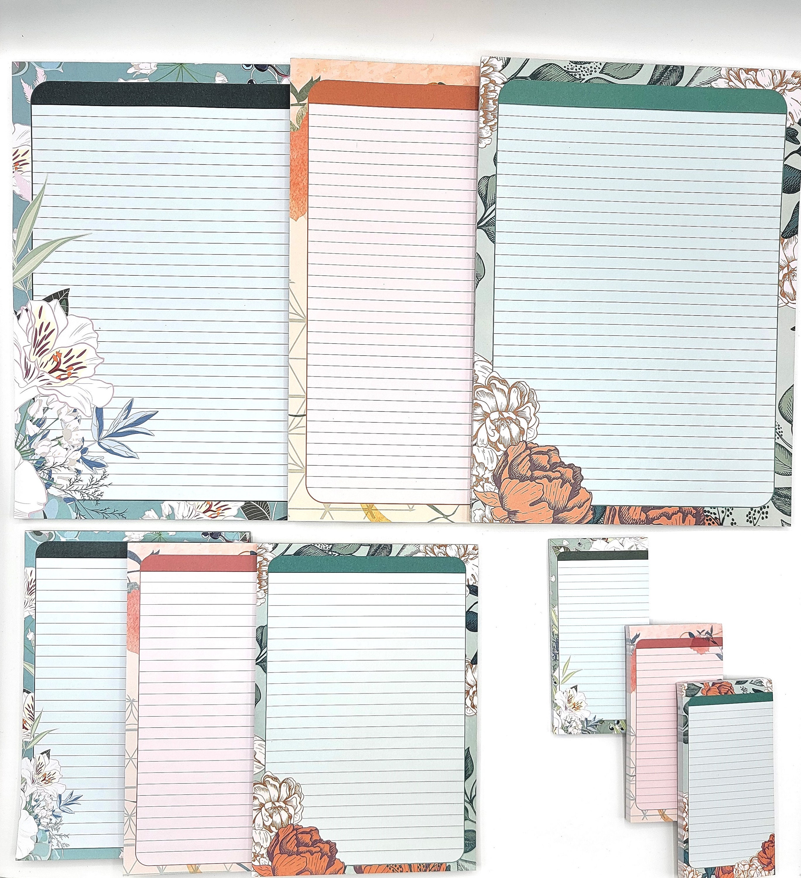 Write It Notepad Double Sided Writing Notepads | 3 Pack | 50 Pages per Pad | Garden ...