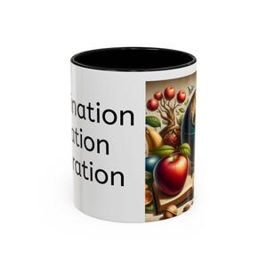 Artystyczny kubek do kawy - inspirujący design zachęcający do świadomego picia, idealny prezent dla uczniów, nauczycieli, miłośników książek, na parapetówkę, [...]