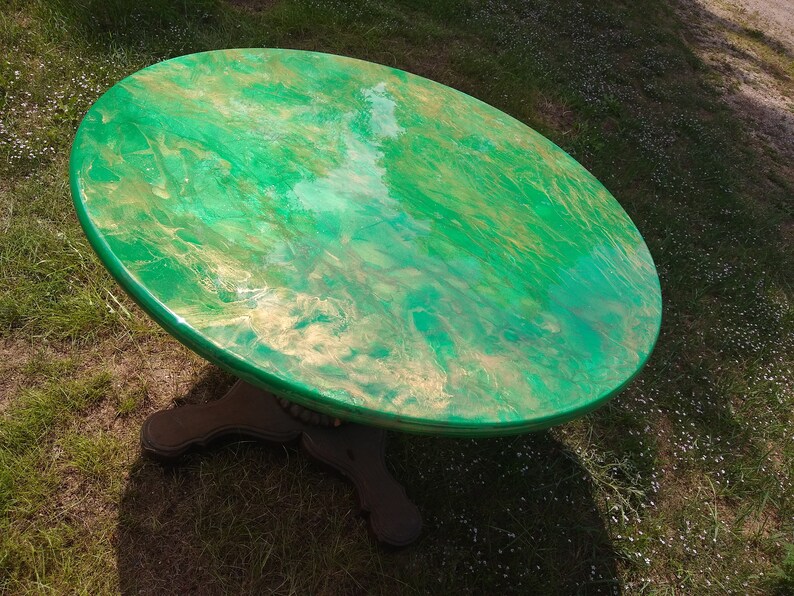 Special ListingEpoxy Resin Round Table Top 42Inch Free Etsy