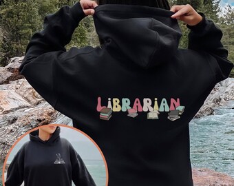 Librarian Shirt, Gift for Librarian, Library Sweater, Reading Shirt, Book Love, Bookish Sweatshirt, Teacher Librarian, Gifts Back To School