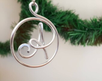 Letter Ornament Etsy