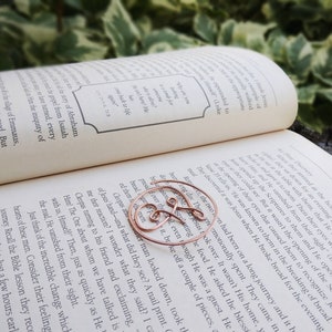 Copper Gift, Copper Letter, Copper Bookmark, Gift for Men, Gift for Him, Anniversary Gifts, Copper Anniversary, Metal Gift, Custom Gift image 3