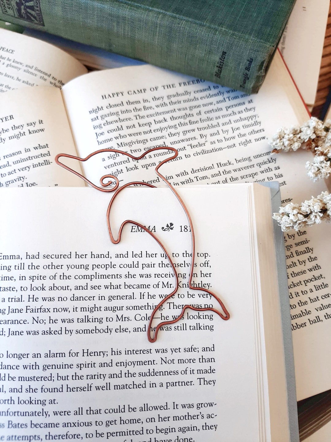 Dolphin Gift, Dolphin Bookmark, Dolphin Lover, Marine Biologist Gift