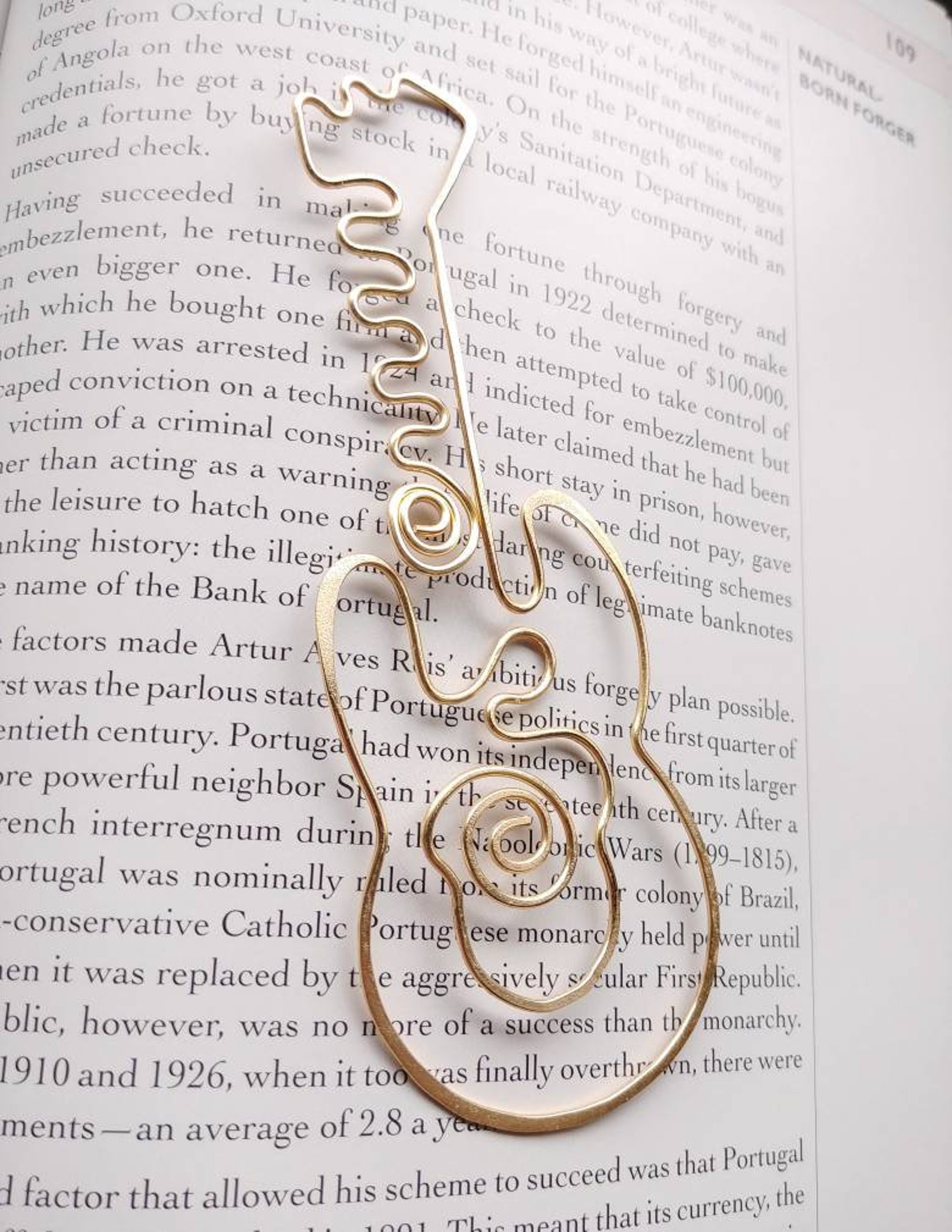 Guitar Gift Guitar Bookmark Guitarist Gift Gift for Etsy
