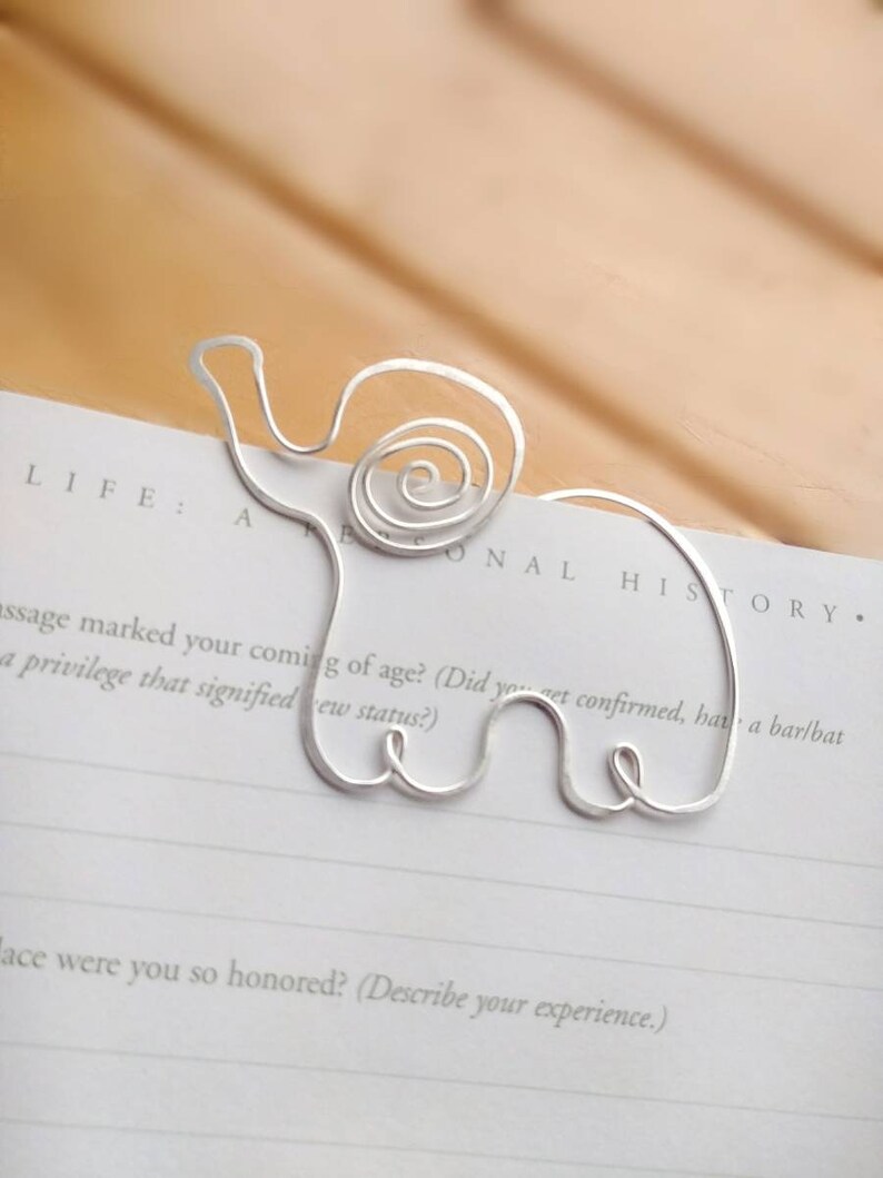 Elephant Gifts Elephant Gifts Him Elephant Bookmark Gifts Etsy
