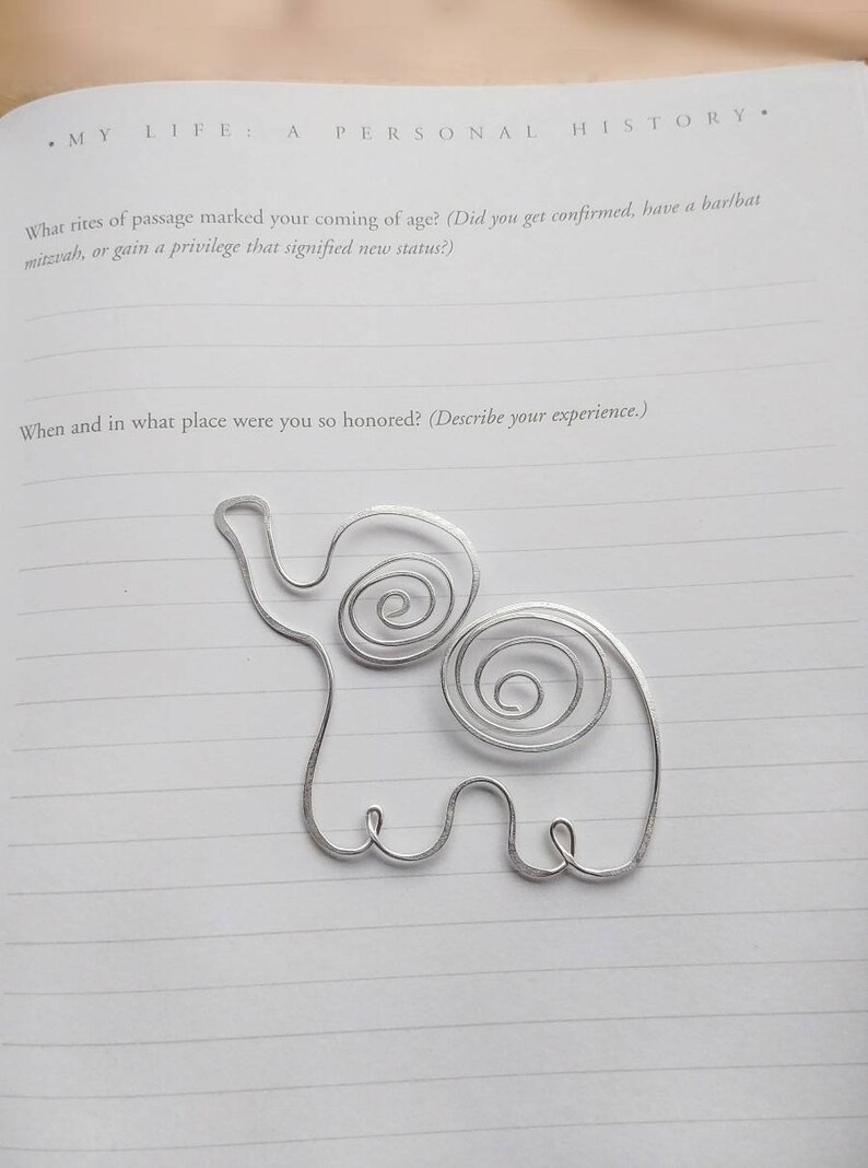 Elephant Gifts Elephant Gifts Him Elephant Bookmark Gifts Etsy