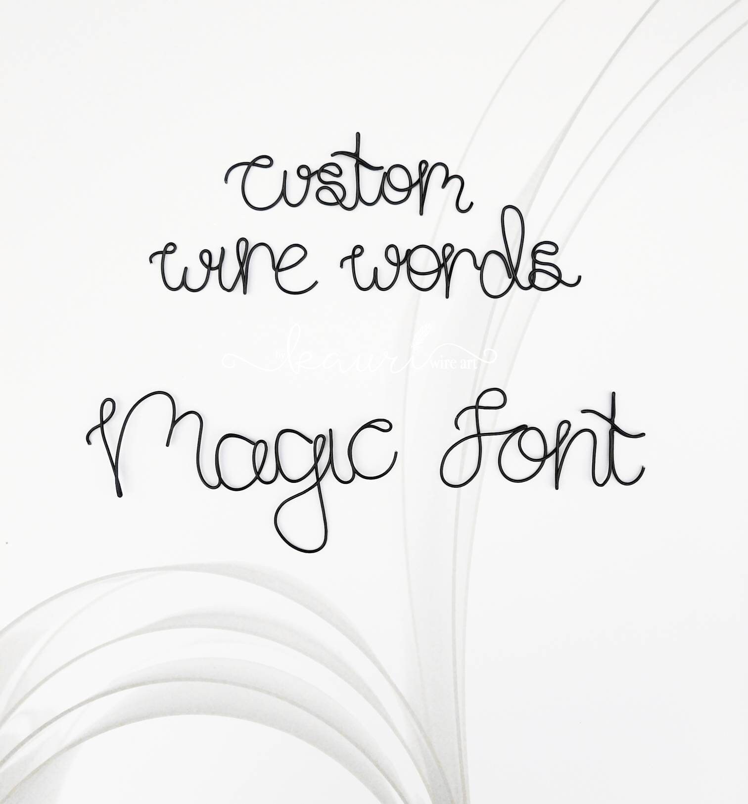 Wire Words Wire Word Art Wire Wall Art Wire Word Sign Etsy